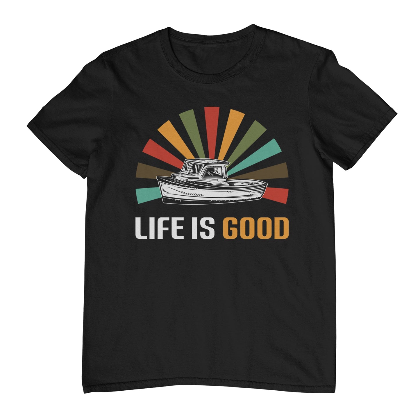Life Is Good Fishing TShirt T-Shirt