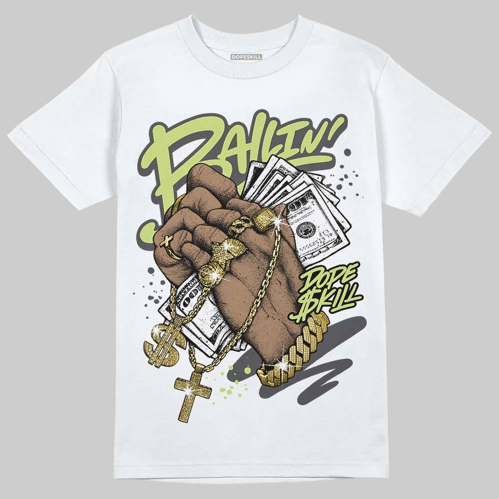 Light Lemon Twist 4s DopeSkill T-Shirt Always Ballin' Graphic