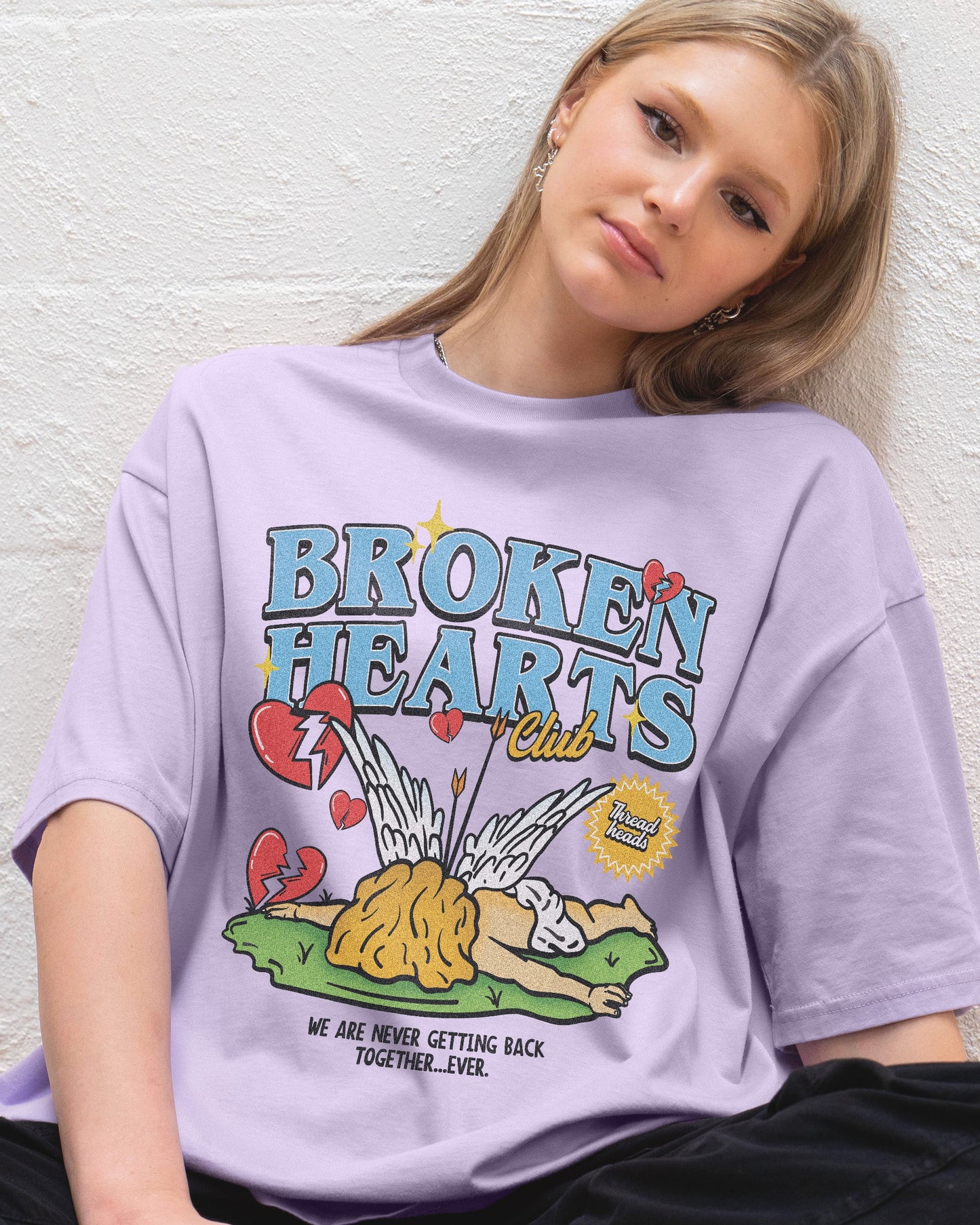 Broken Hearts Club Oversized Tee