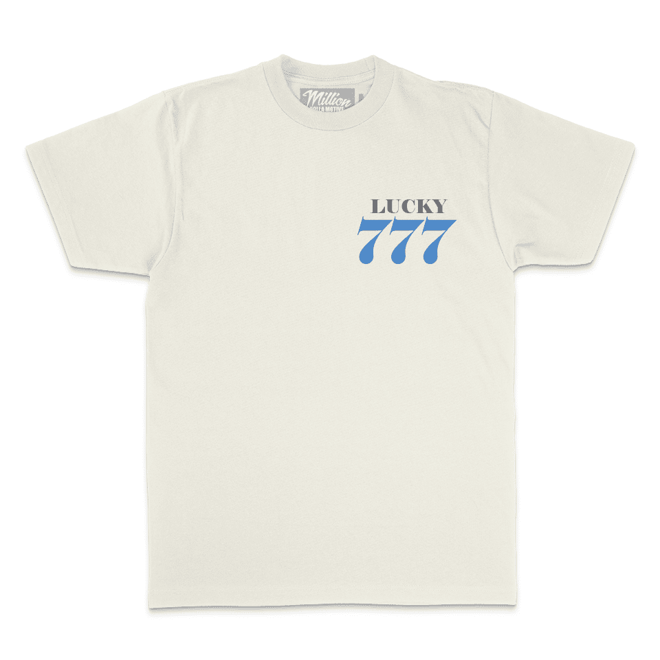 Lucky 777 - Natural Sail T-Shirt
