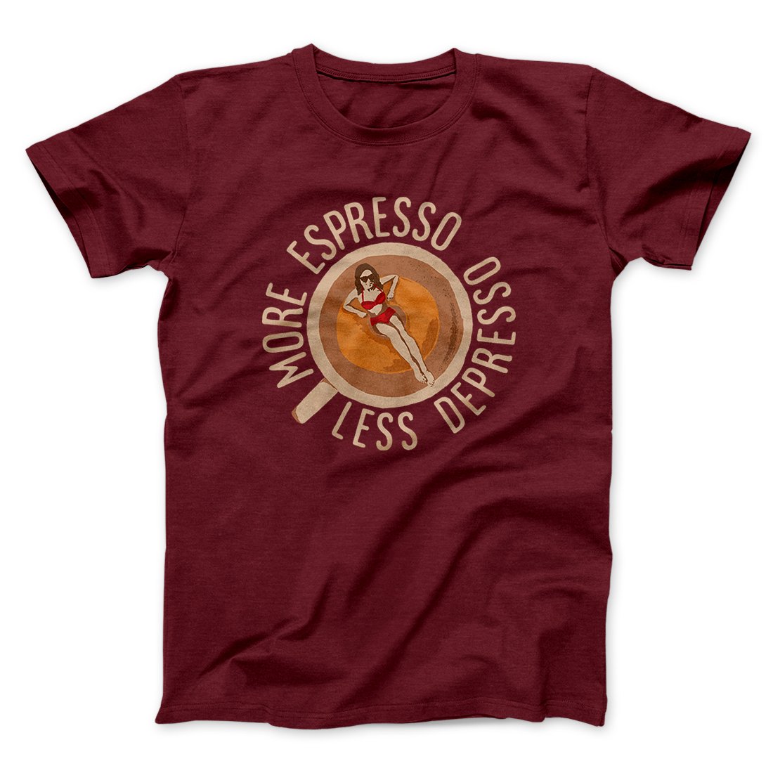 More Espresso Less Depresso Men/Unisex T-Shirt
