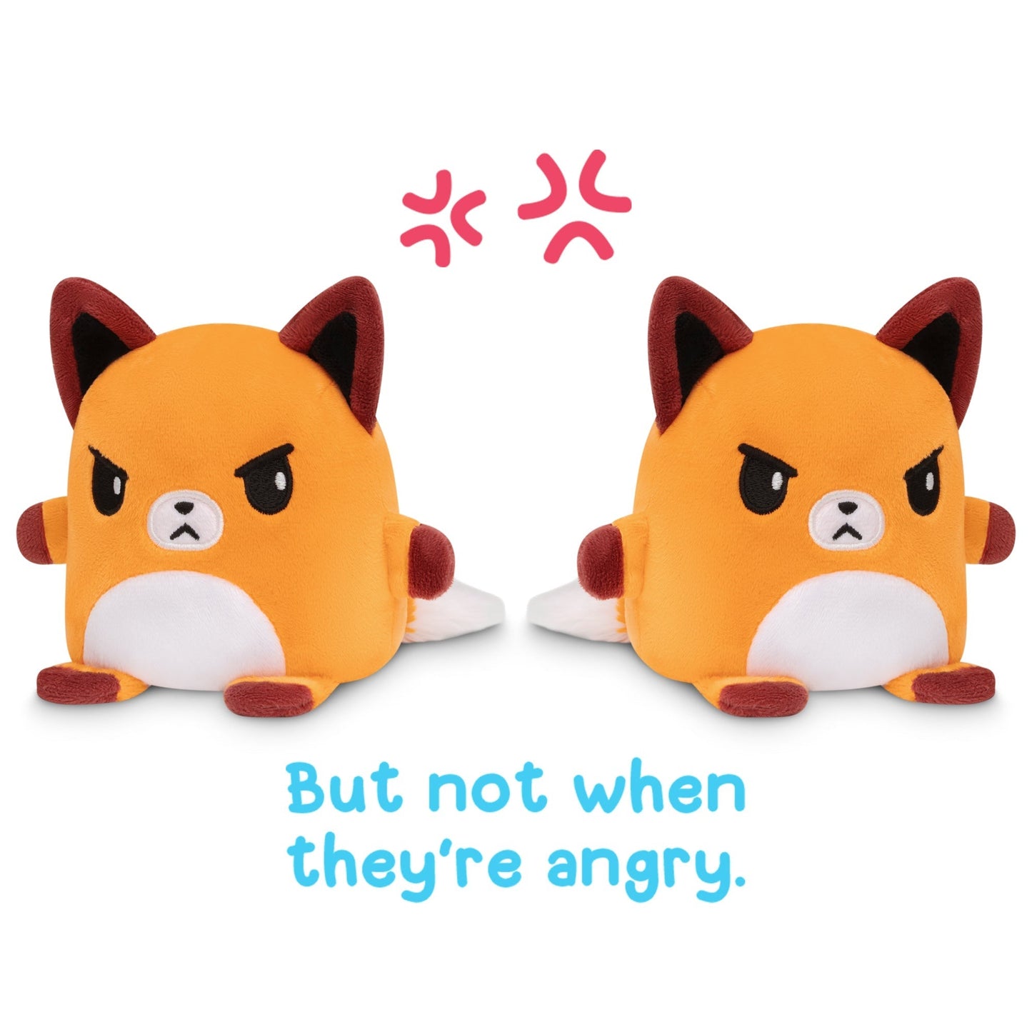 TeeTurtle Reversible Fox Plushmate