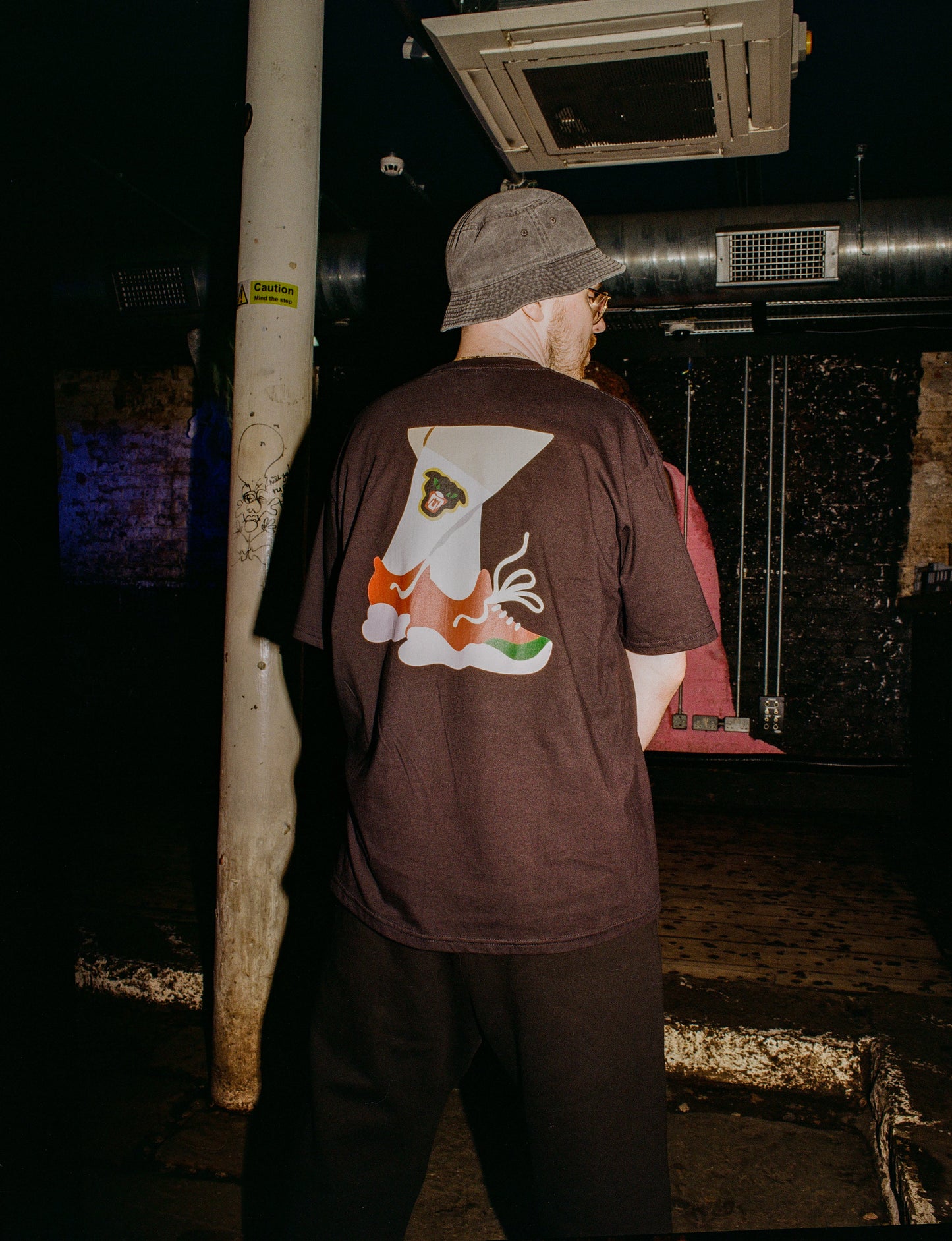 Melé X Club Bad 'Crossed Legs' Tee - Black