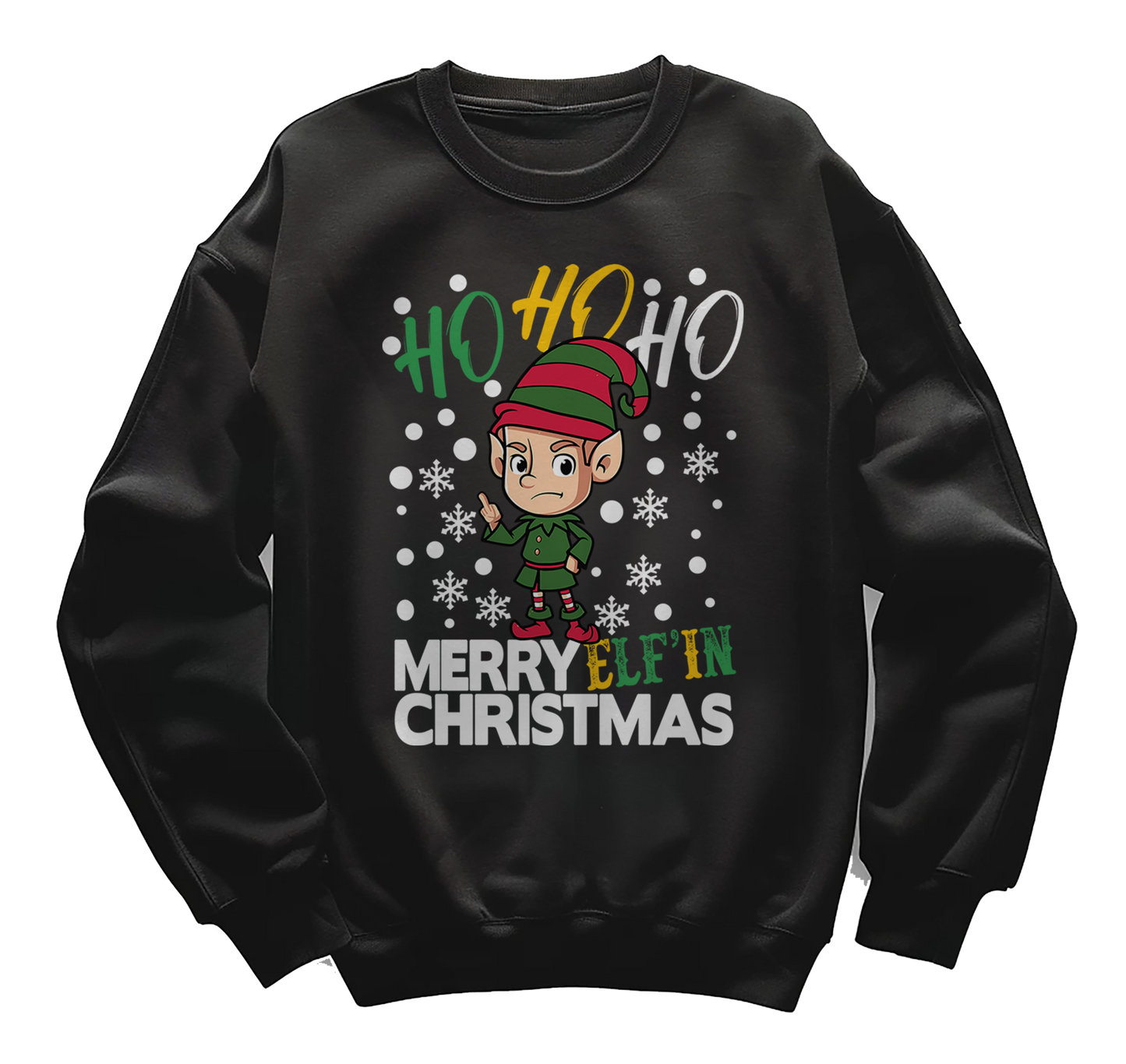 kringle Merry Elf'in Christmas Sweatshirt