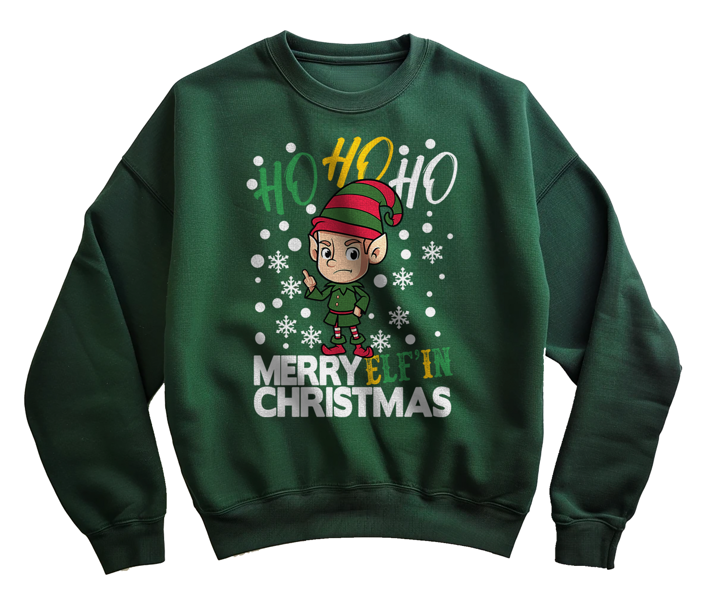 kringle Merry Elf'in Christmas Sweatshirt