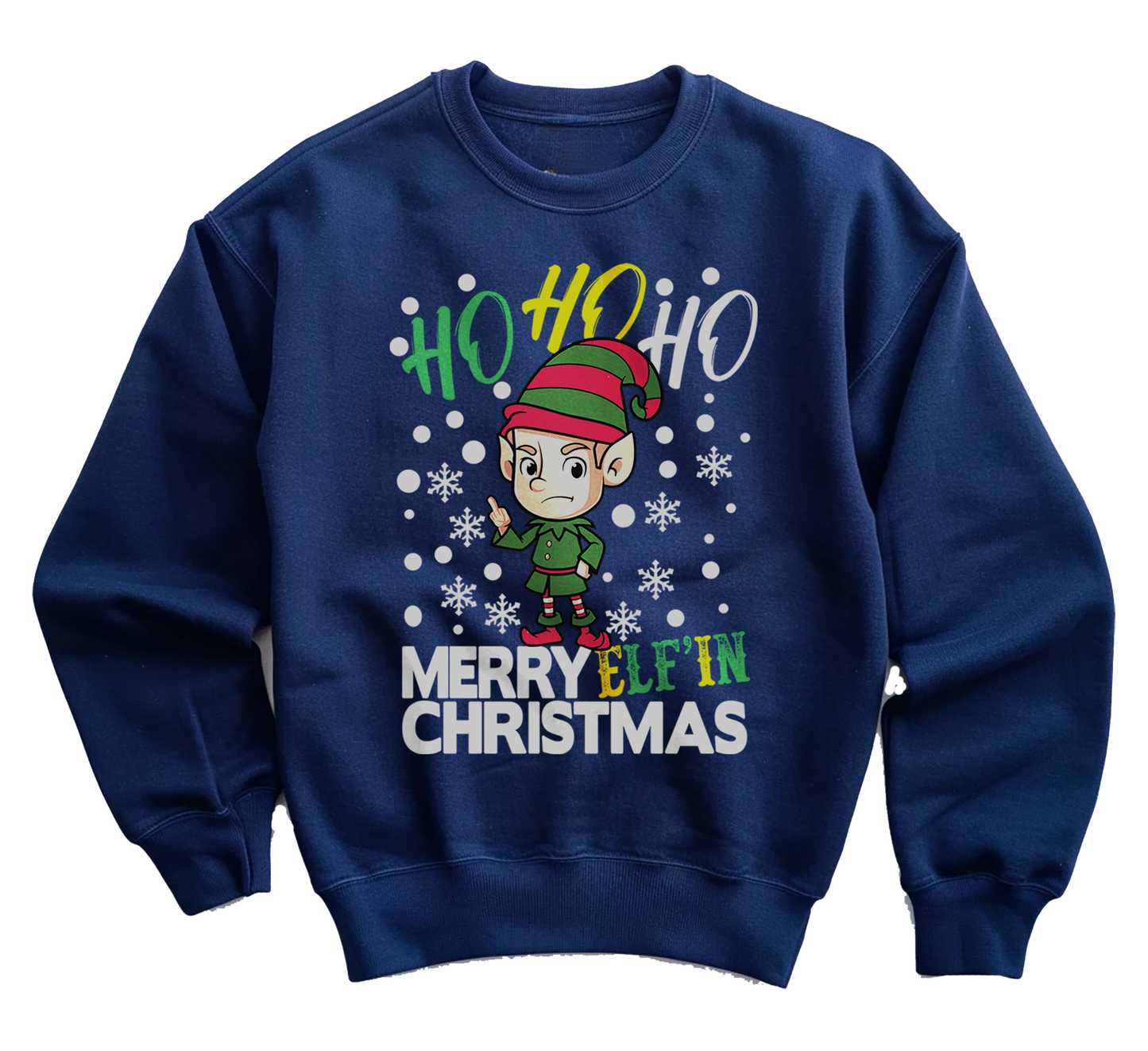 kringle Merry Elf'in Christmas Sweatshirt