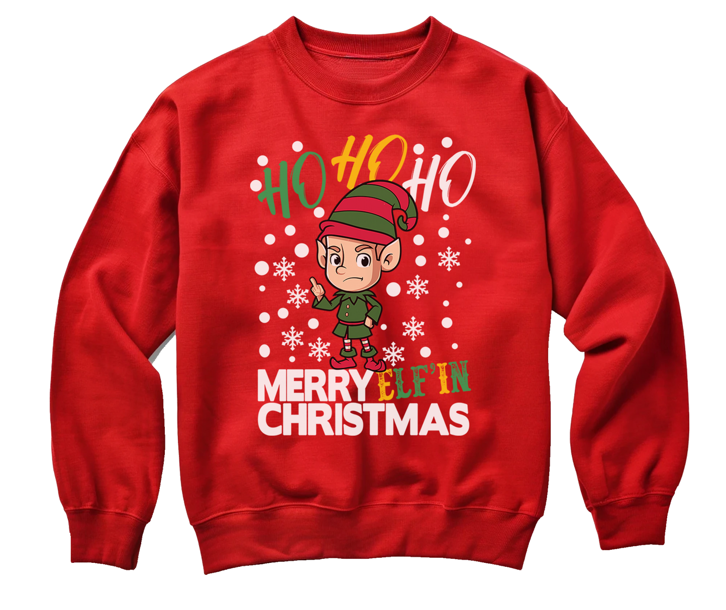 kringle Merry Elf'in Christmas Sweatshirt