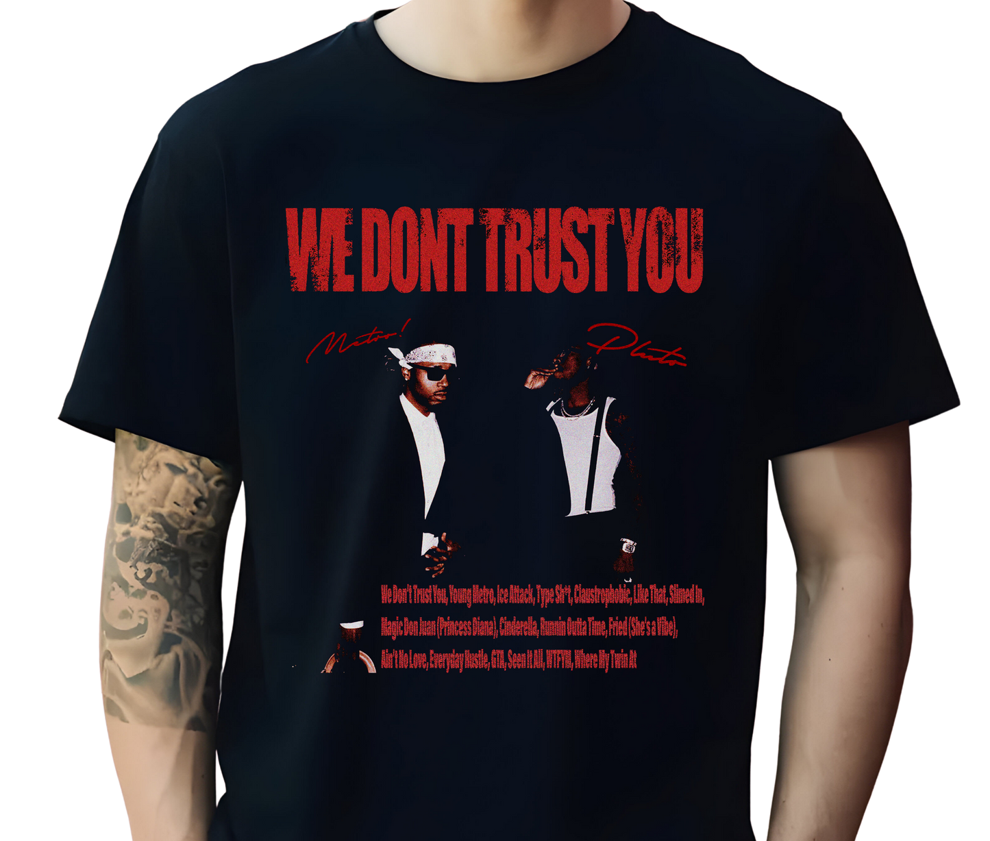 Metro Boomin We Don’t Trust You Graphic Tee – Future Rap Shirt, Retro Streetwear T-Shirt