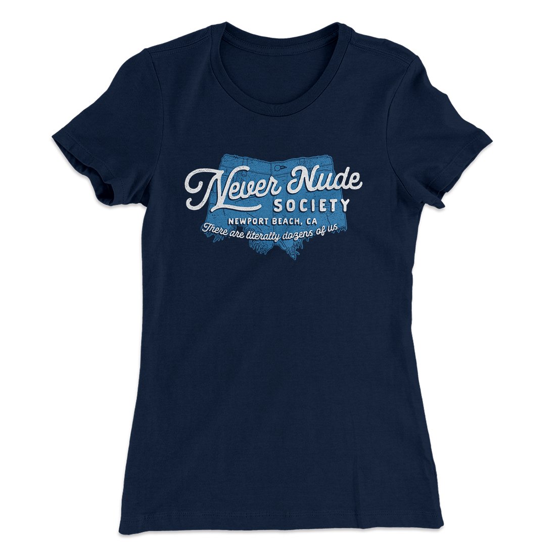 Never Nude Society Women's T-Shirt