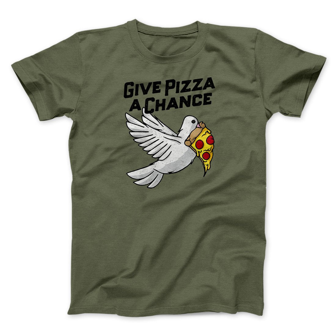 Give Pizza A Chance Men/Unisex T-Shirt