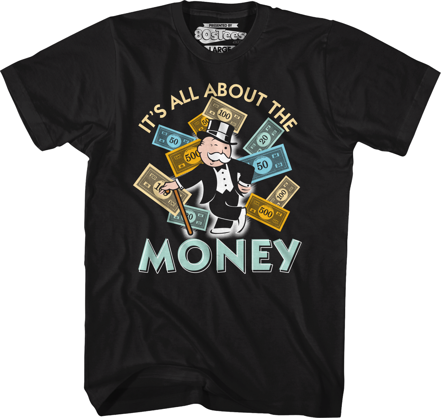 It's All About The Money Monopoly T-Shirt