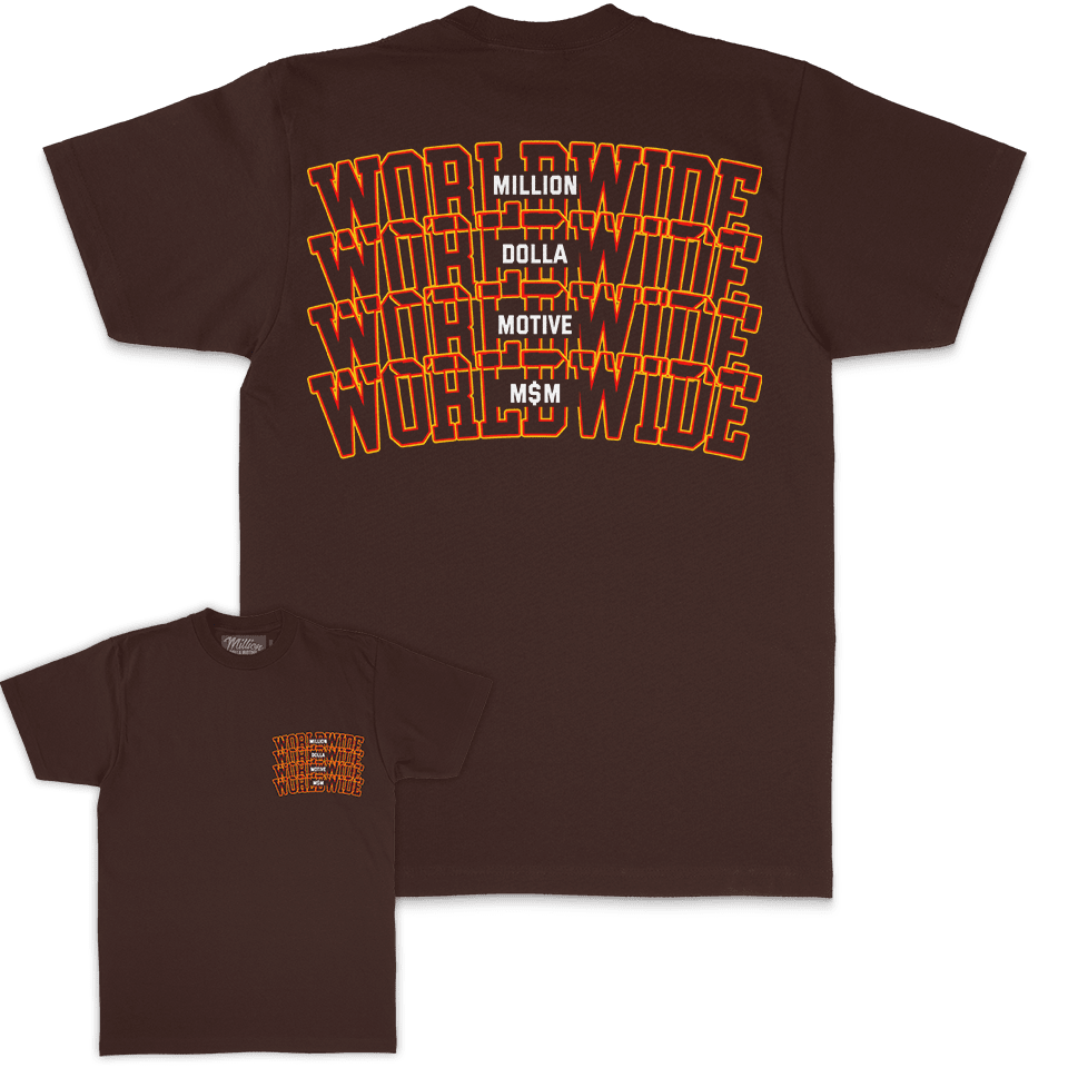 M$M Worldwide - Brown T-Shirt