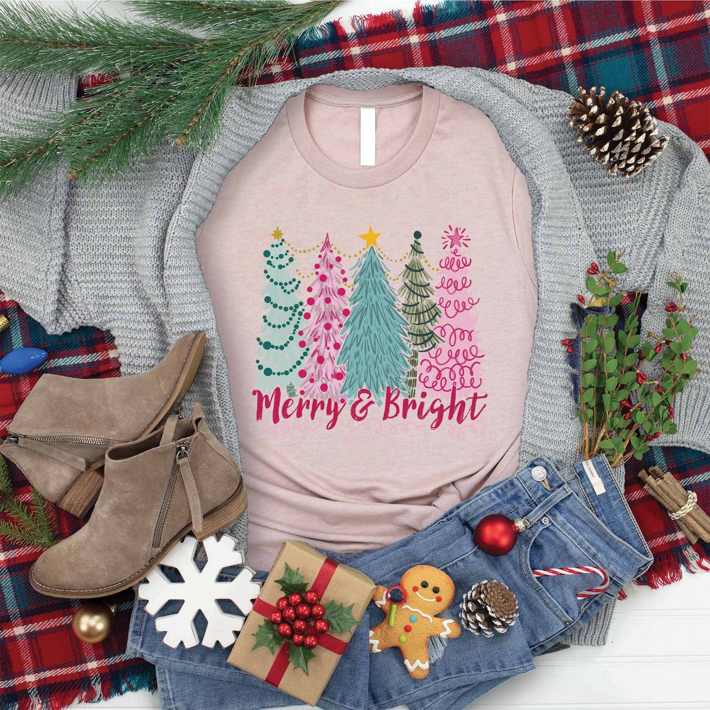 Merry and Bright Tee - 0