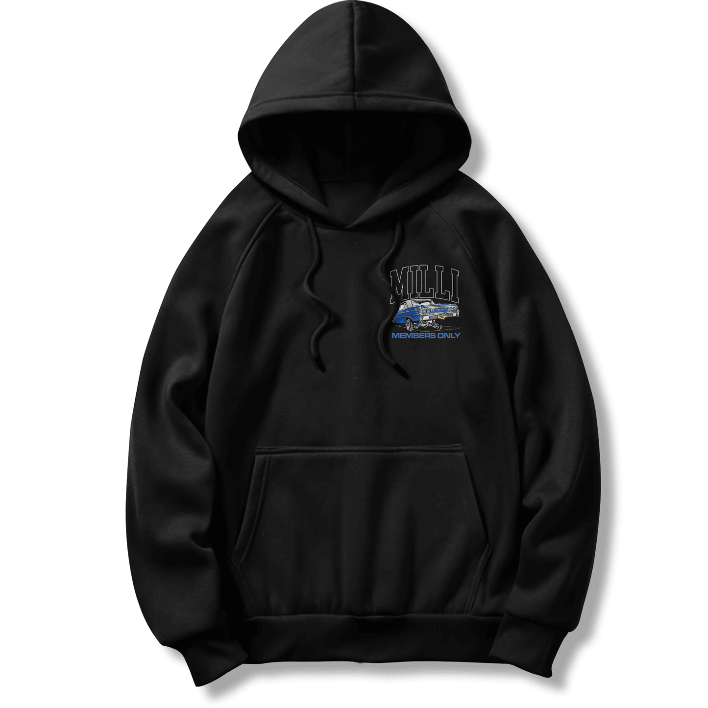 Milli Lowrider Members Only - Black Hoodie Sweatshirt