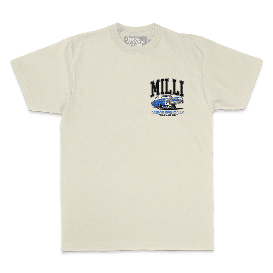 Milli Lowrider Members Only - Natural Sail T-Shirt