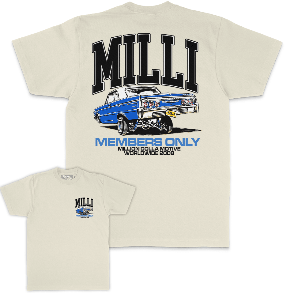 Milli Lowrider Members Only - Natural Sail T-Shirt