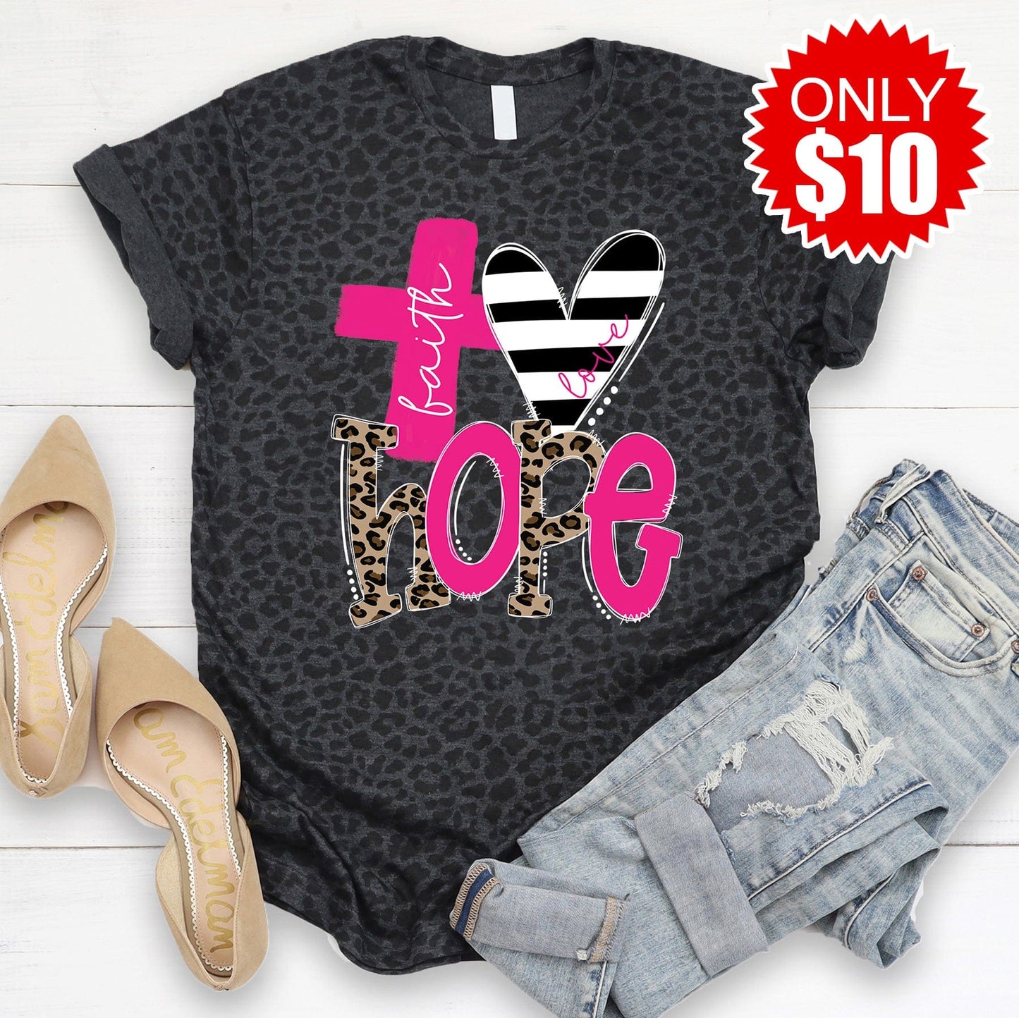 Faith Hope Love Tee - 10