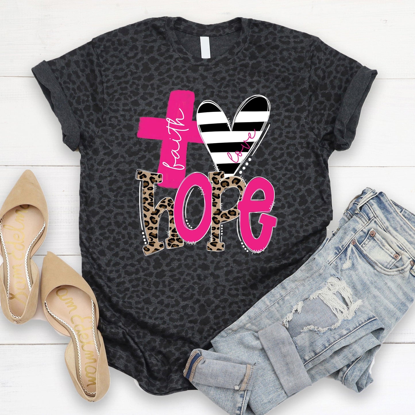 Faith Hope Love Tee Style002