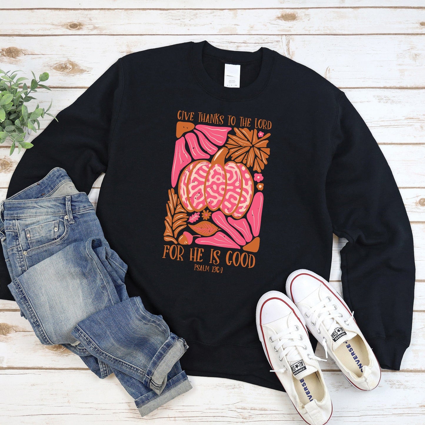 Give Thanks Sweatshirt Style001