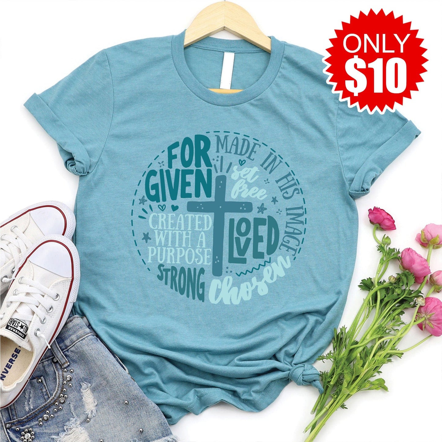 Forgiven Circle Tee - 10