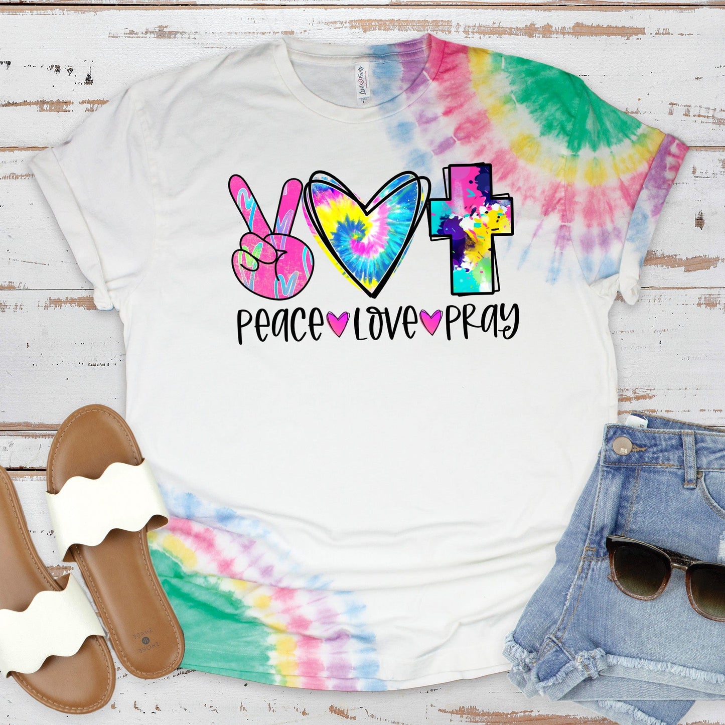 Peace Love Pray Tee