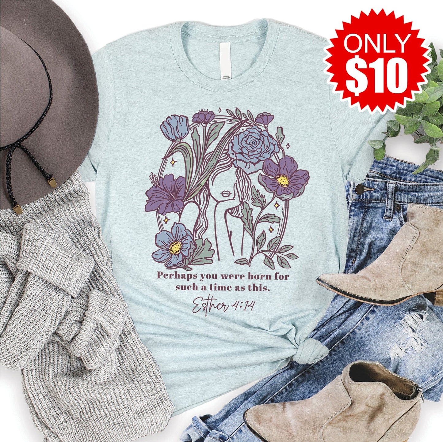 Esther-Flower Girl Tee - 10