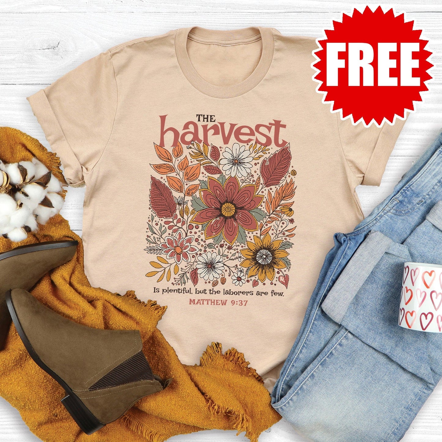 The Harvest is Plentiful Tee - 0