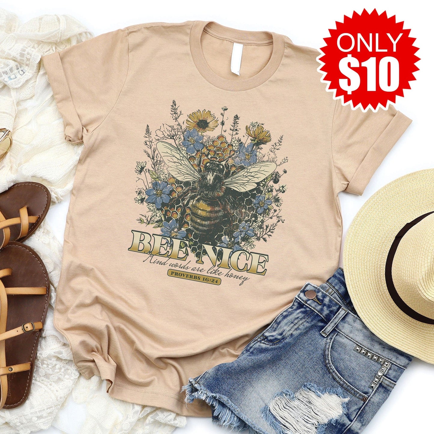 Bee Nice Tee - 10