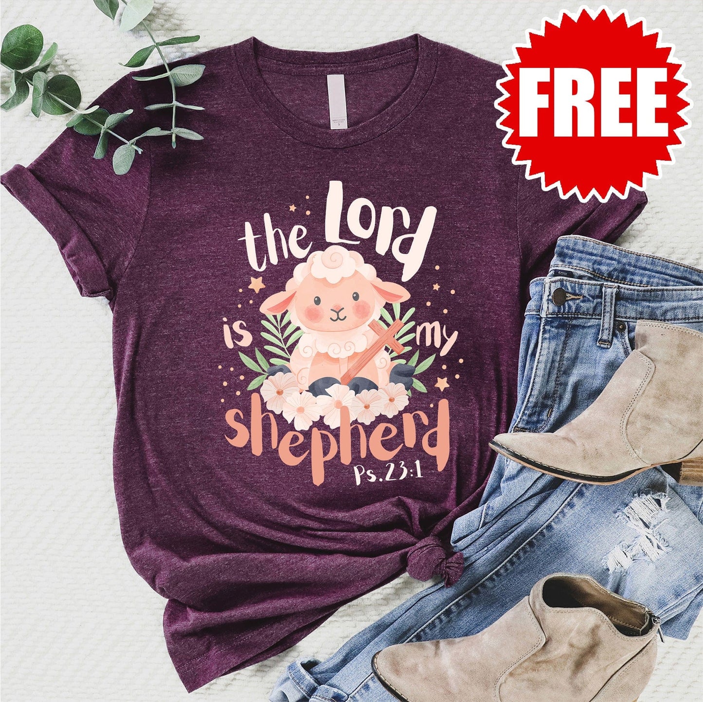 The Lord is My Shepherd Tee - 0