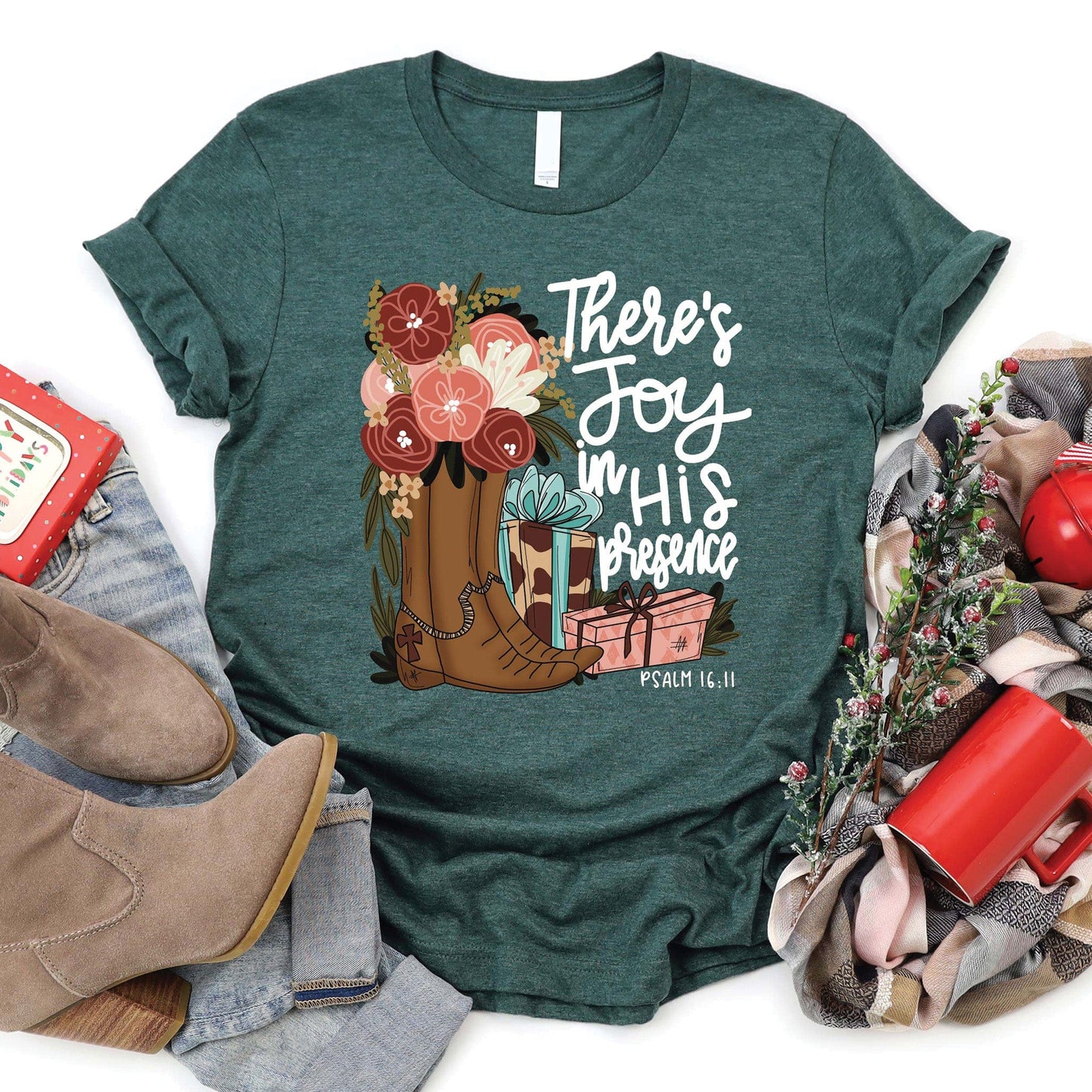 There’s Joy in His Presence Tee