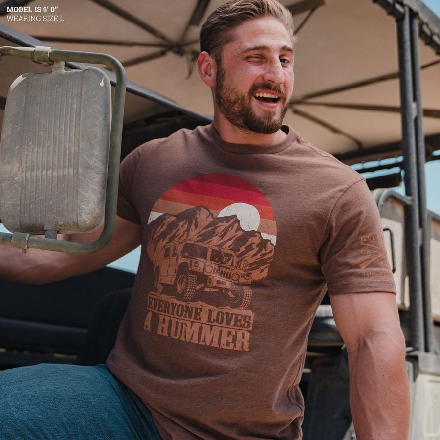 Hummer T-Shirt - Heather Brown