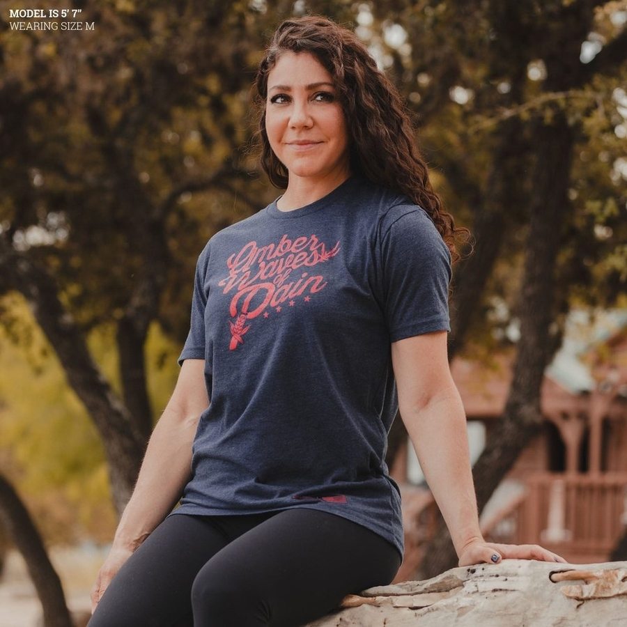Women's Amber Waves Boyfriend Fit T-Shirt - Midnight Navy