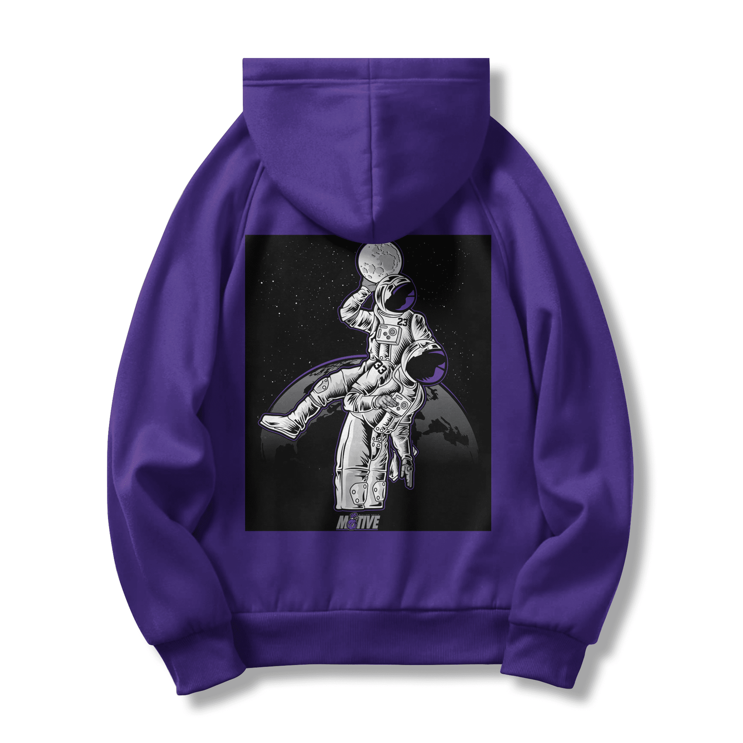 Moonman Dunk - Purple Hoodie Sweatshirt