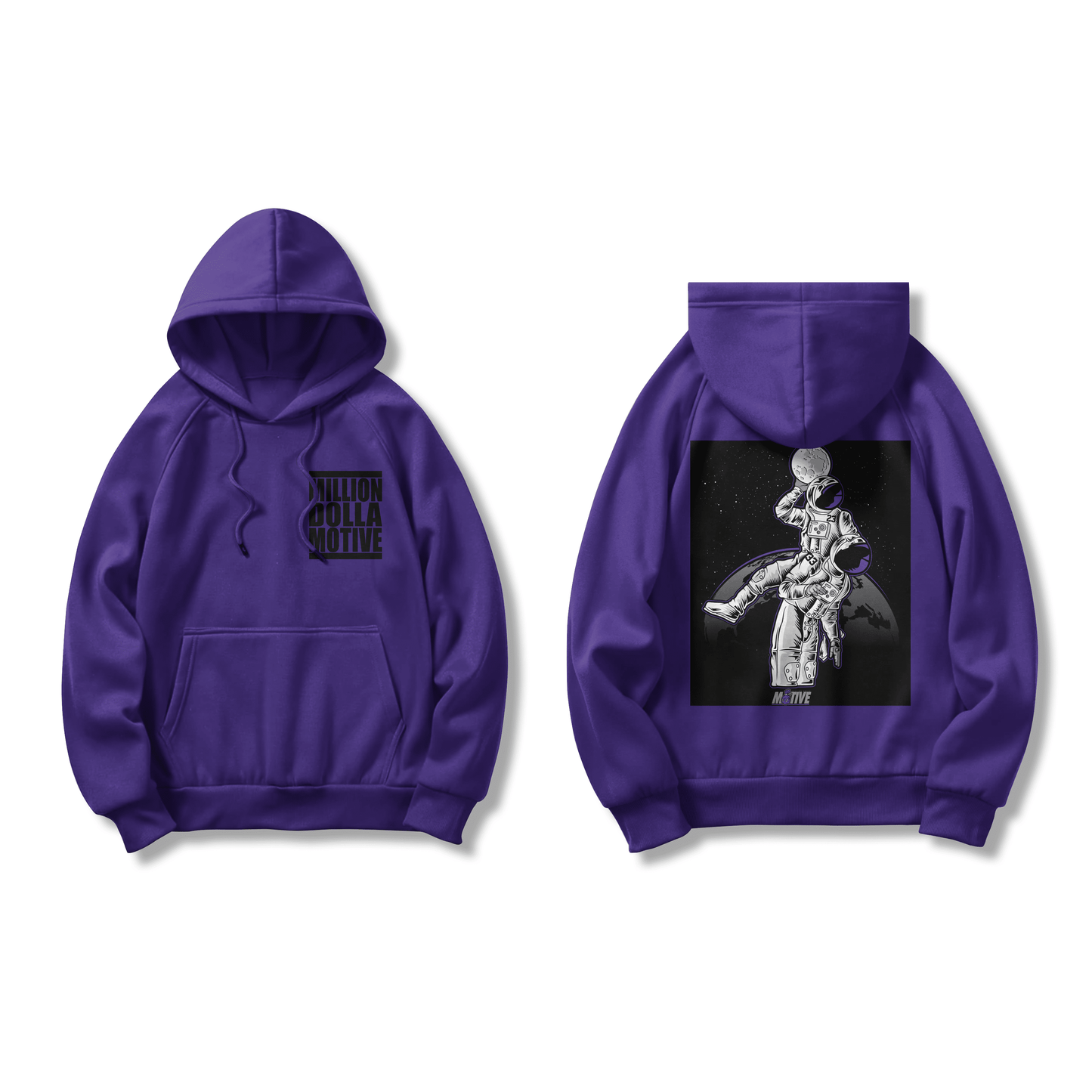 Moonman Dunk - Purple Hoodie Sweatshirt