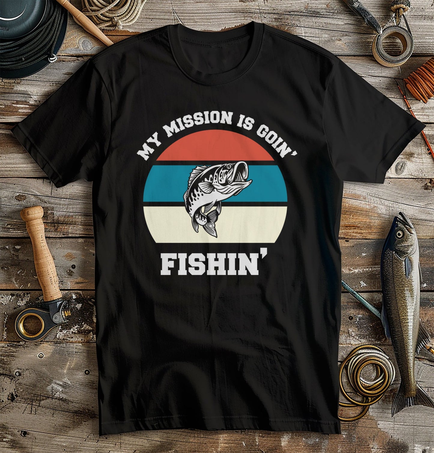 My Mission Is Going Fishing Tee T-Shirt