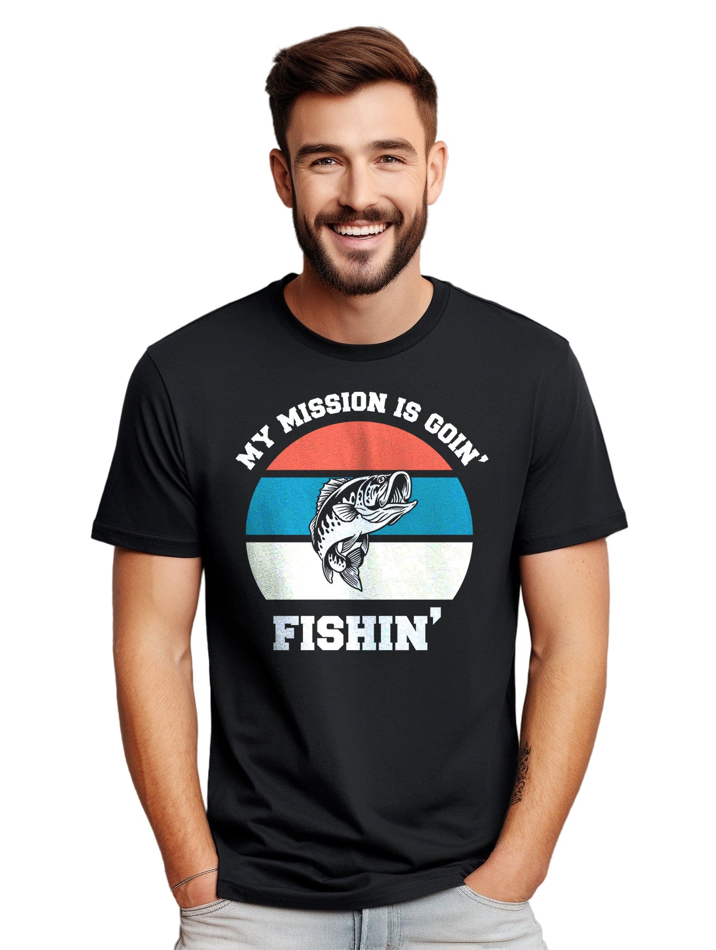My Mission Is Going Fishing Tee T-Shirt