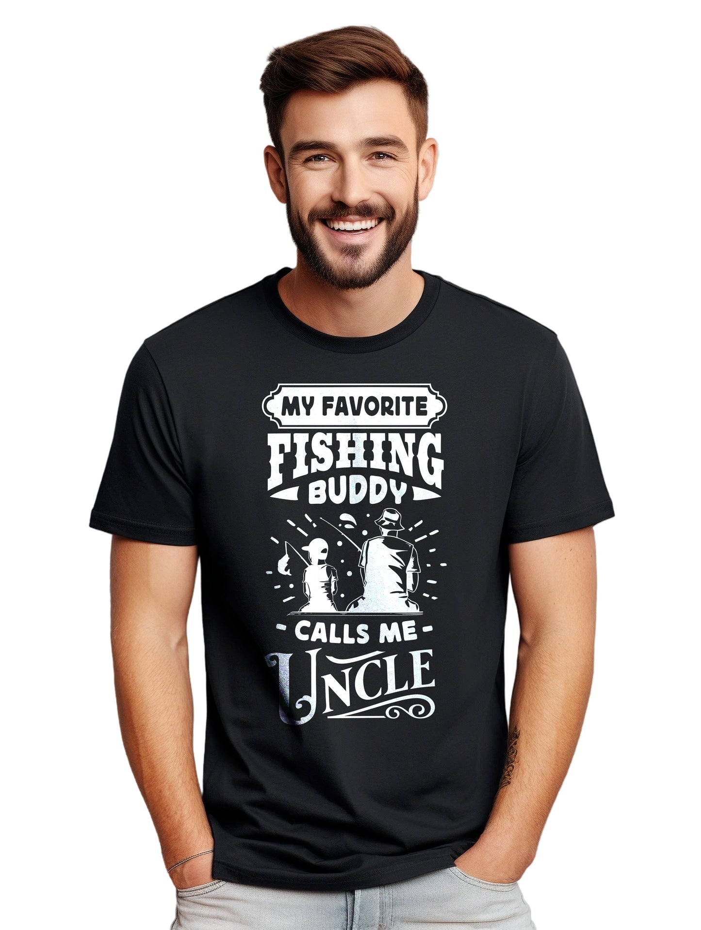 My Favorite Fishing Uncle TShirt T-Shirt