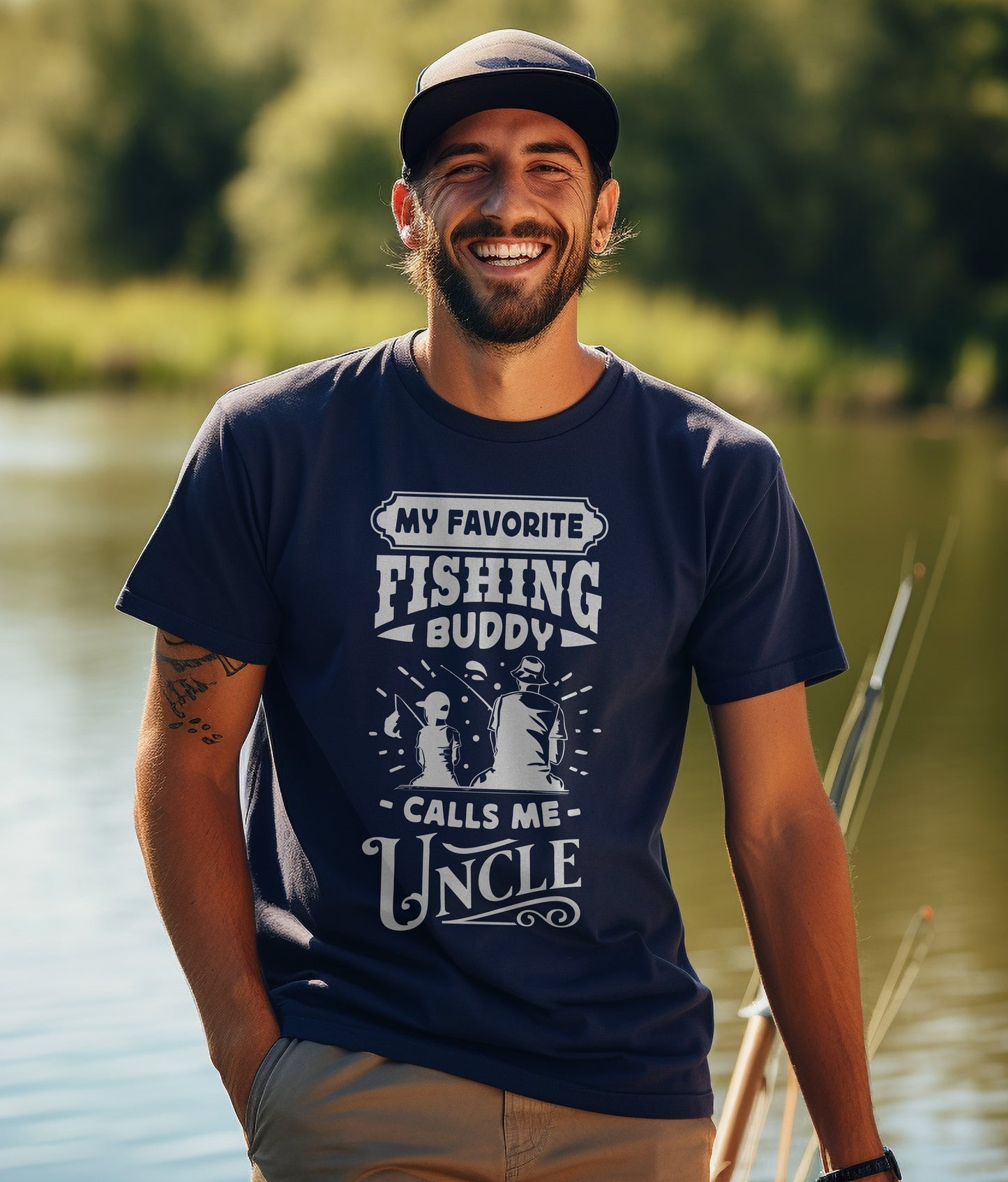 My Favorite Fishing Uncle TShirt T-Shirt