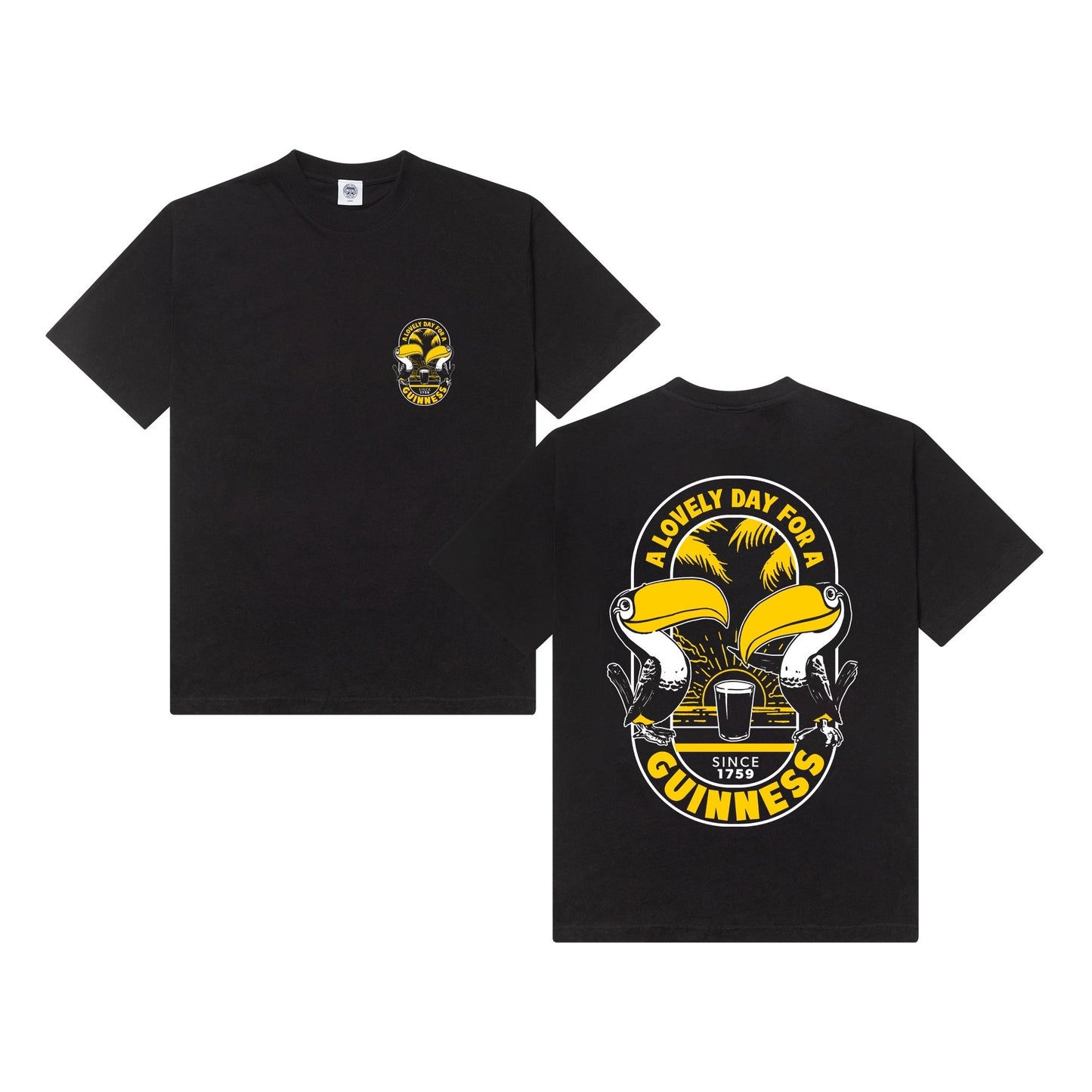 Guinness x UN:IK 'Tropical' Tee - Black