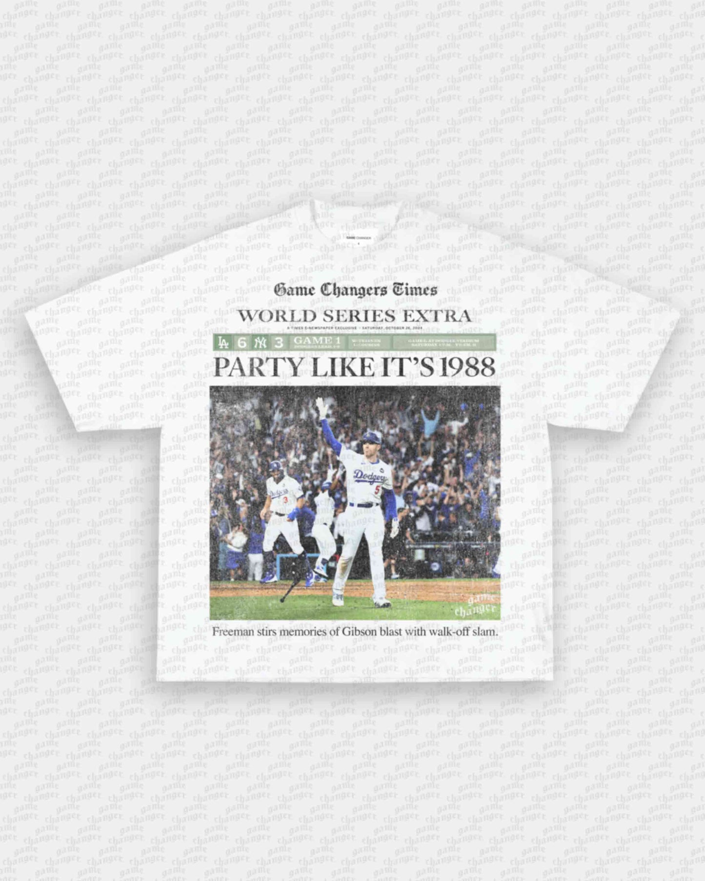 NEWSPAPER FREDDIE TEE Style001