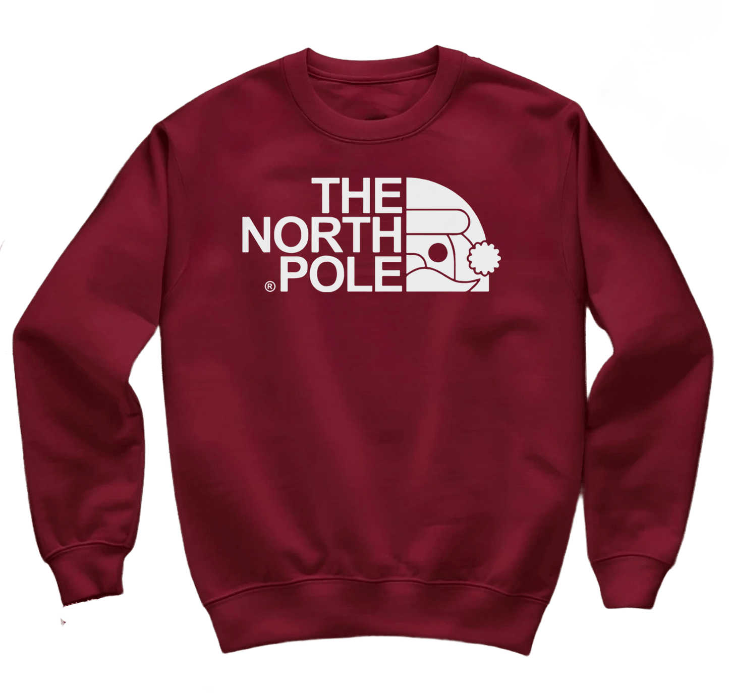 kringle New The North Pole Santa Face Sweatshirt