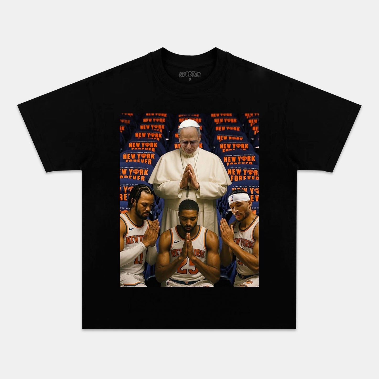 NEW POPE & NEW YORK KNICKS TEE