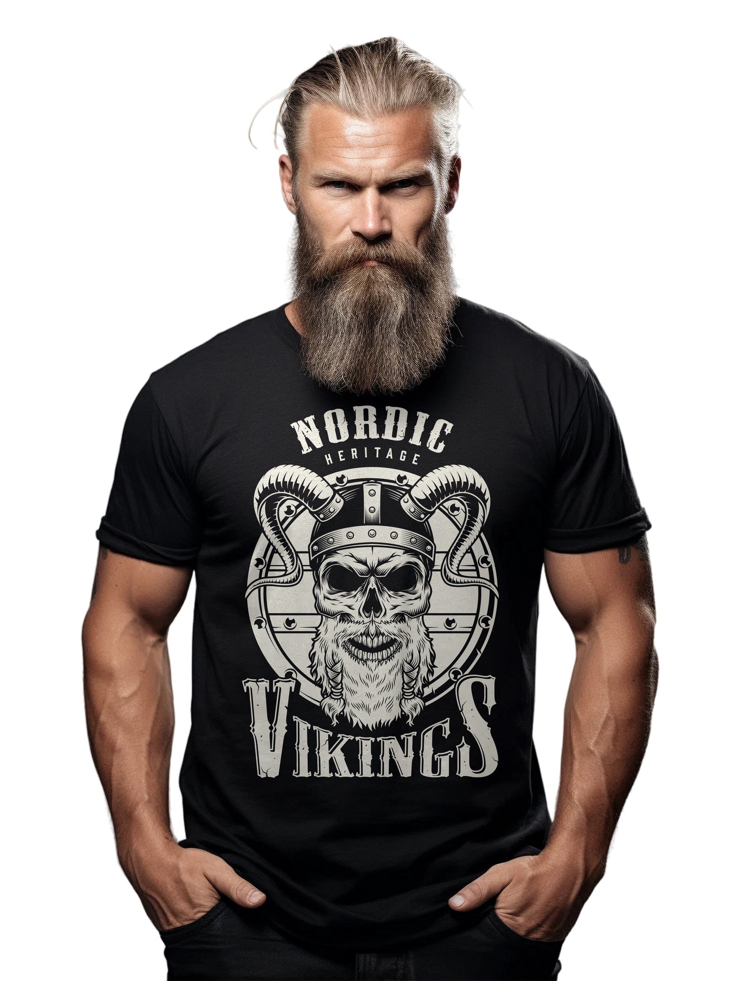 Nordic Shield & Viking T-Shirt