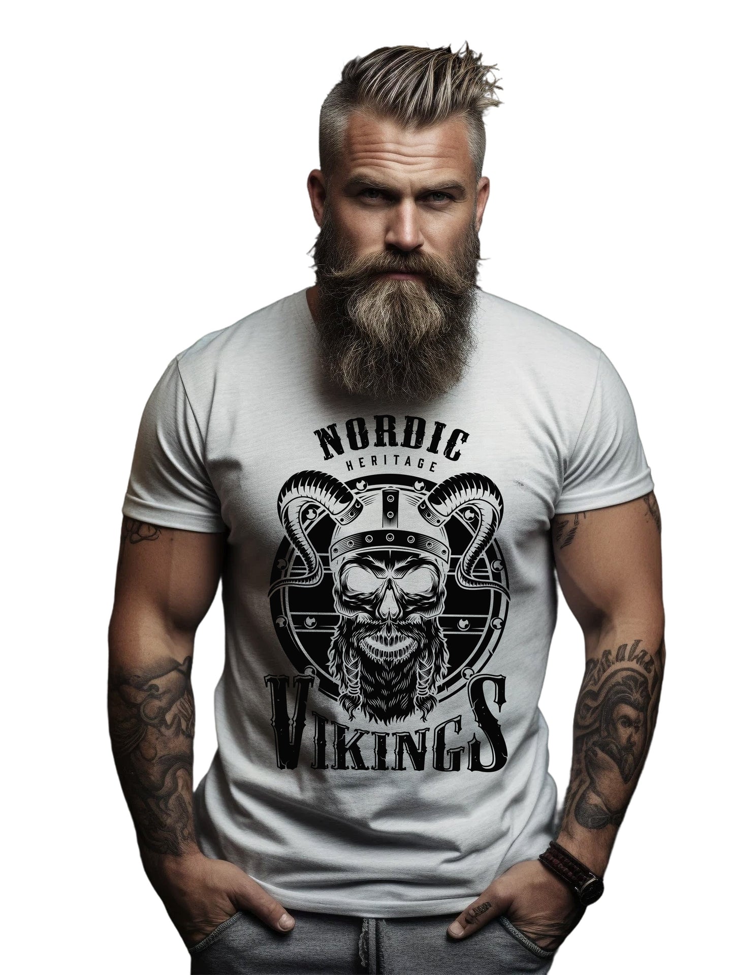 Nordic Shield & Viking T-Shirt