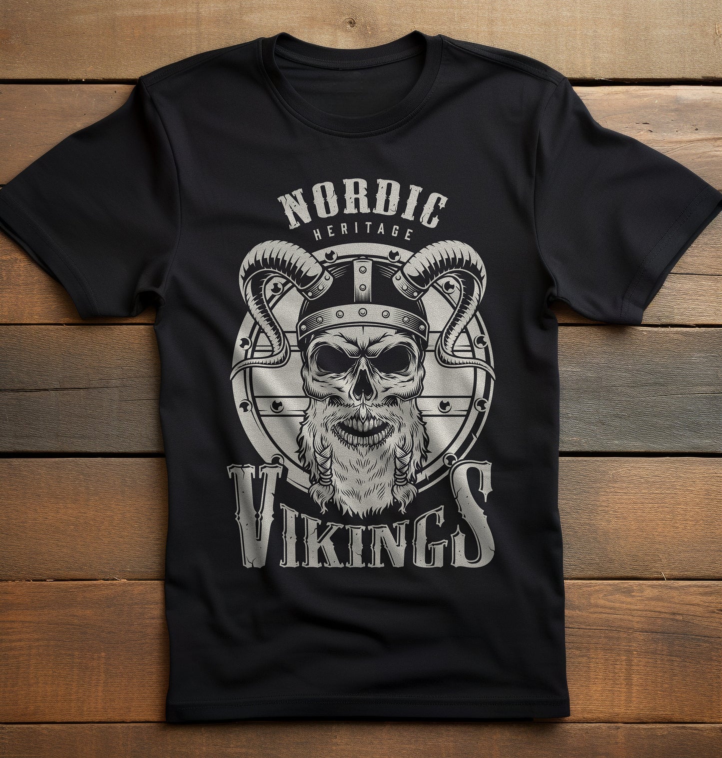 Nordic Shield & Viking T-Shirt