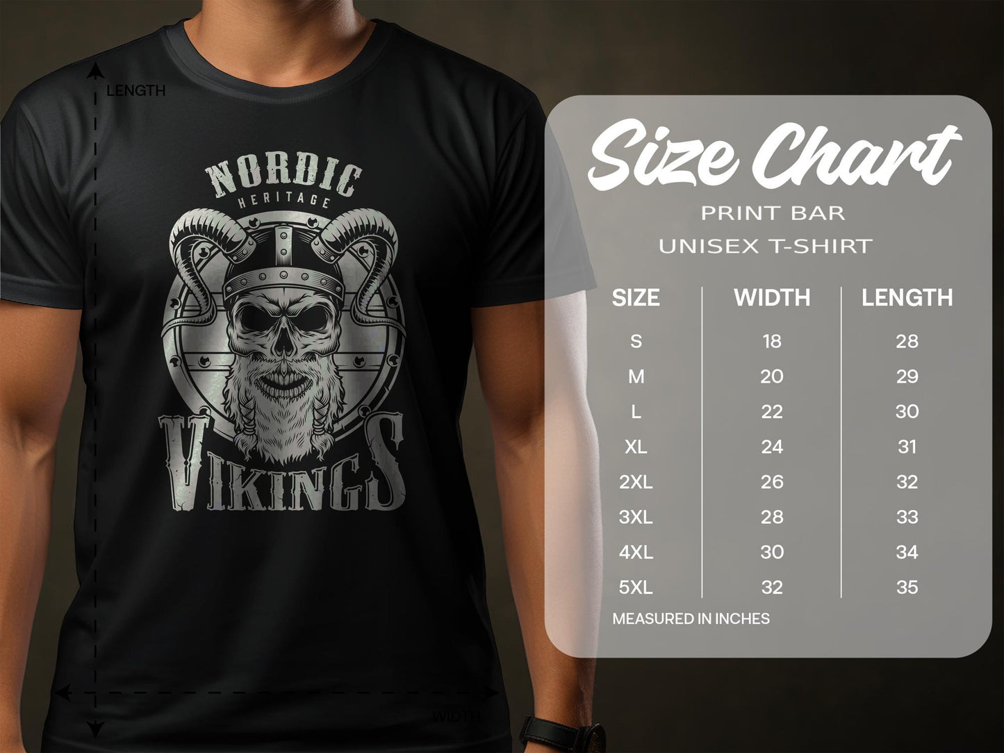 Nordic Shield & Viking T-Shirt