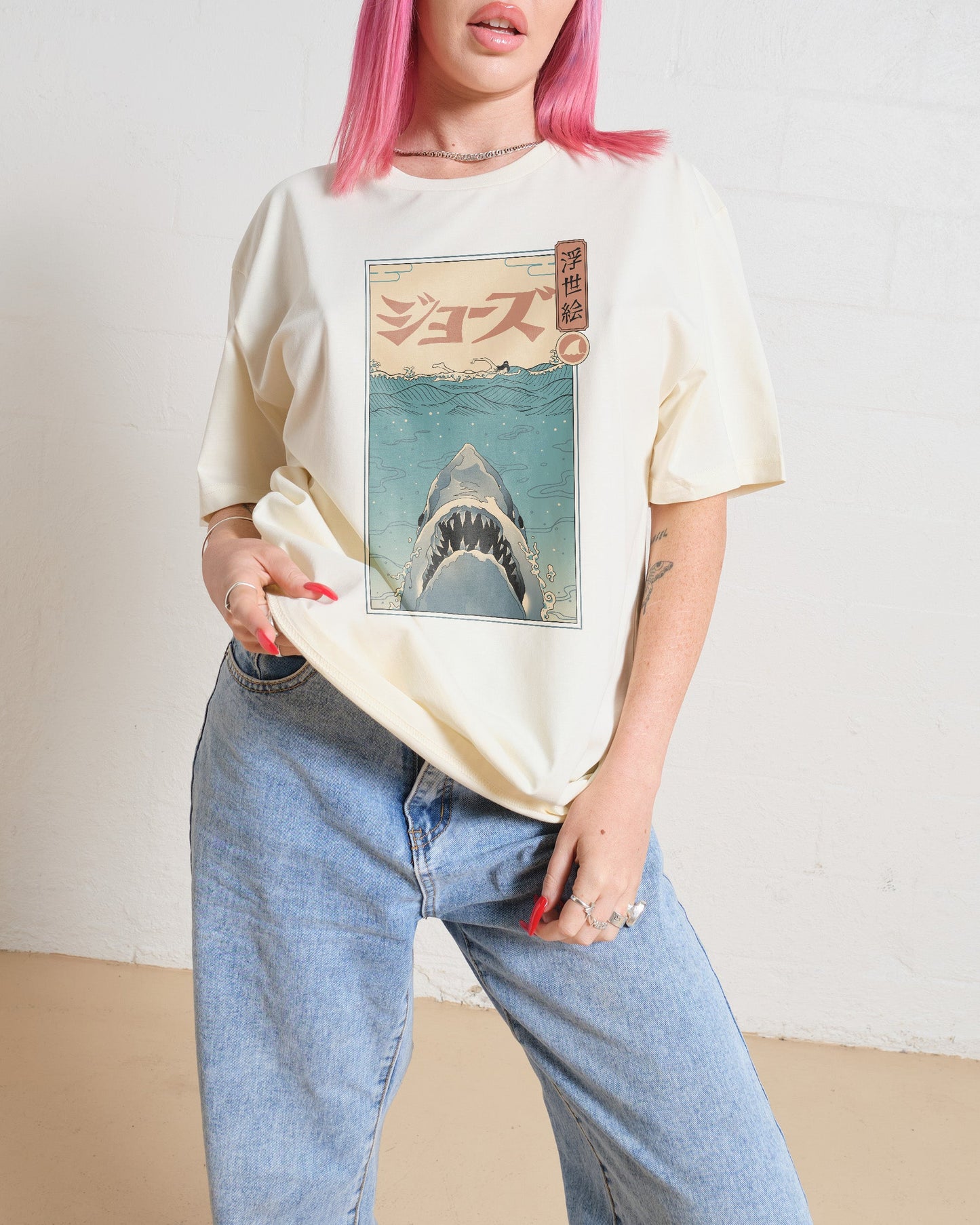 Shark Ukiyo-e T-Shirt