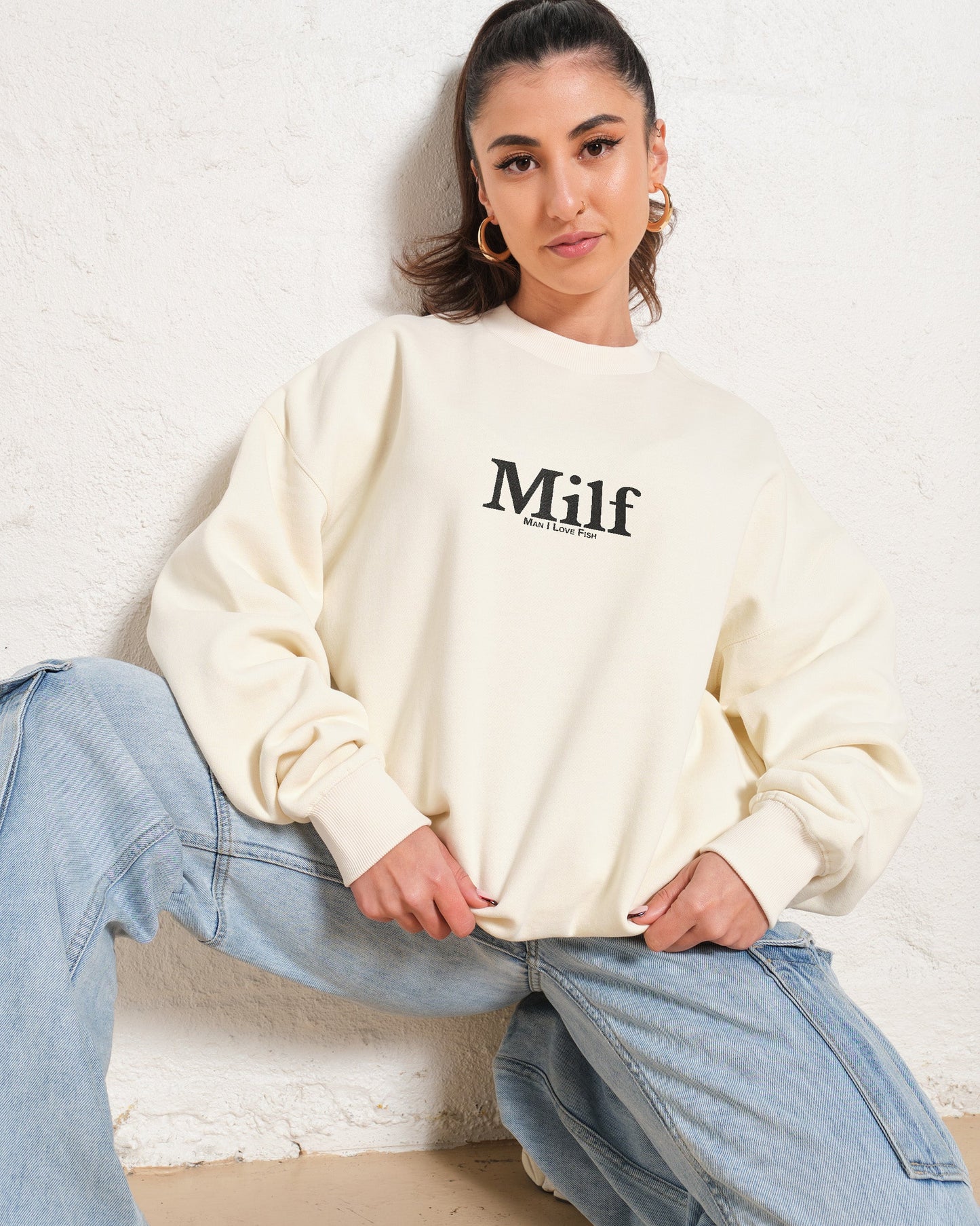 Man I Love Fish Front and Back Sweatshirt