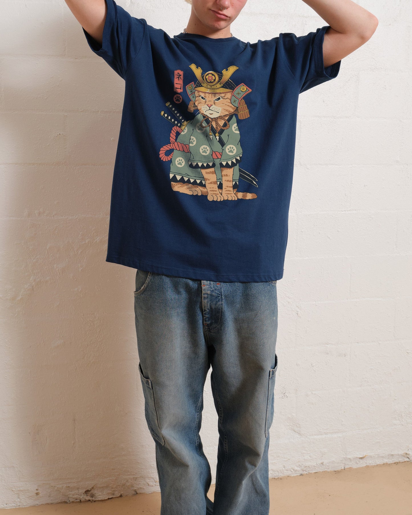 Neko Samurai T-Shirt