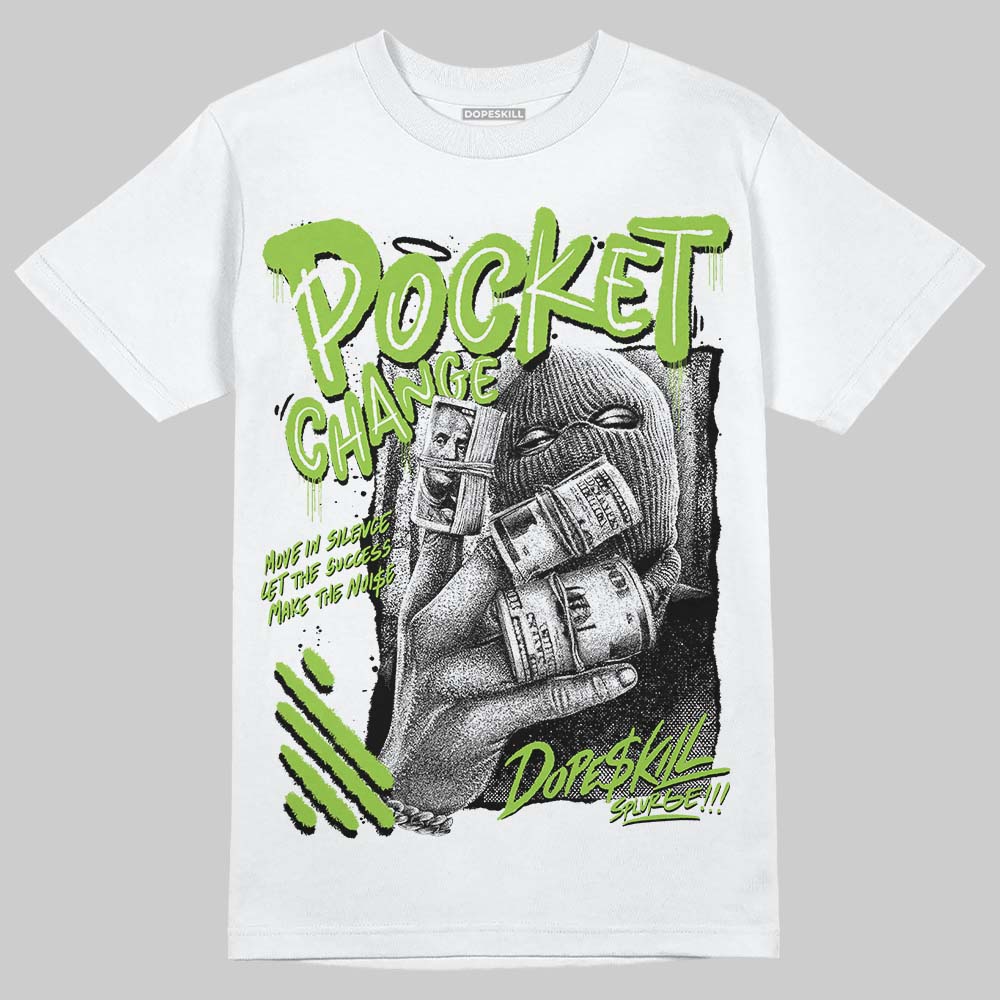 Neon Green Collection DopeSkill T-Shirt Pocket Change Graphic